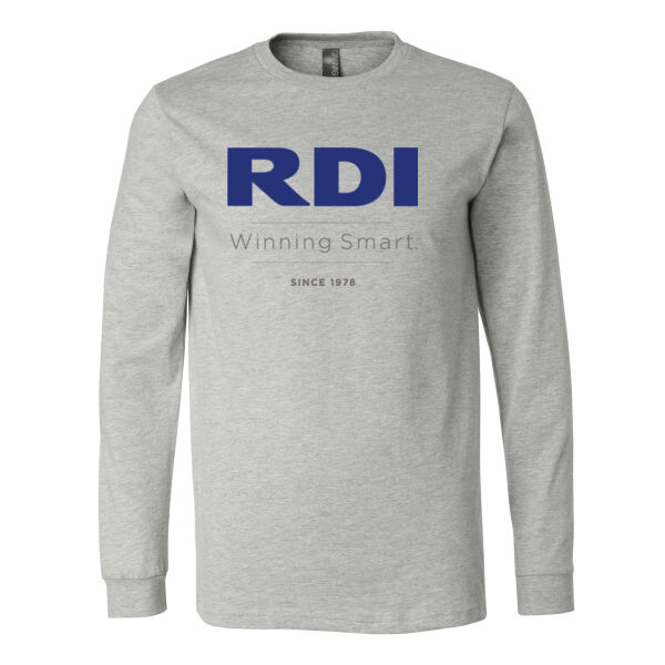 Printed RDI Winning Smart - Unisex Heather CVC Long Sleeve Tee Thumbnail
